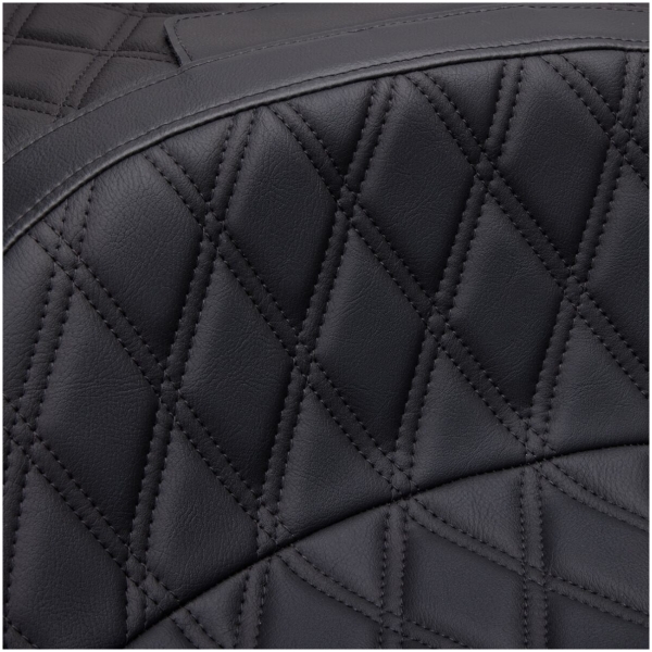 Seat Freedom Tour, Bk DD w/Bk stch vinyl, FLHT/R/X,FLHTC/U/G - Bild 4