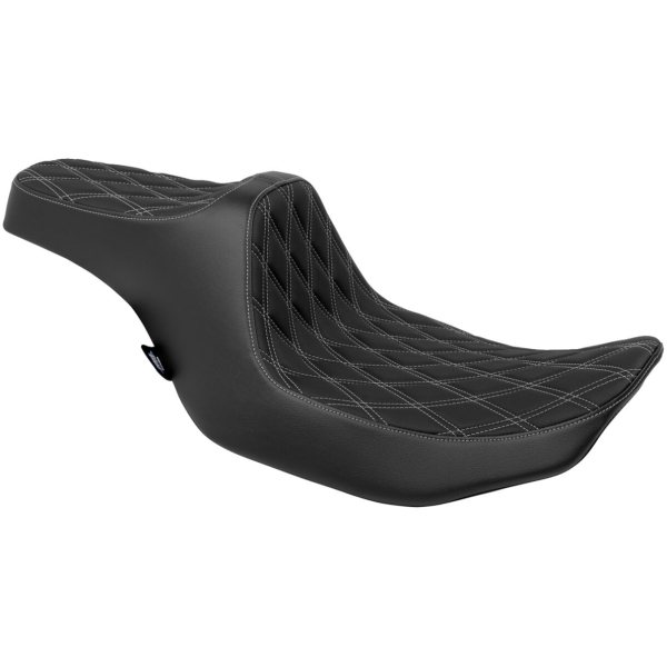 Seat Predator 3 Double Diamond Silver Vinyl Touring