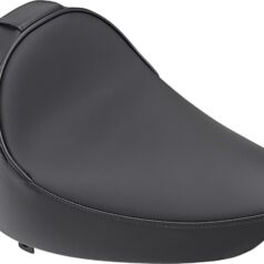 SEAT SOLO W/OPTIONAL EZ GLIDE BACKREST FRONT WITH DRIVER BACKREST RECEPTACLE VINYL BLACK