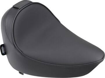 SEAT SOLO W/OPTIONAL EZ GLIDE BACKREST FRONT WITH DRIVER BACKREST RECEPTACLE VINYL BLACK