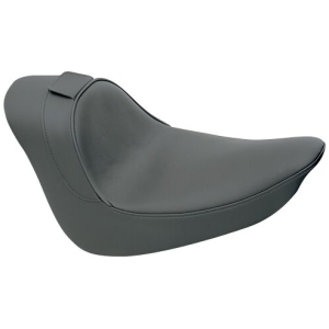 SEAT SOLO W/OPTIONAL EZ GLIDE BACKREST FRONT WITH DRIVER BACKREST RECEPTACLE VINYL BLACK