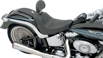 SEAT SOLO W/OPTIONAL EZ GLIDE BACKREST FRONT WITH DRIVER BACKREST RECEPTACLE VINYL BLACK - Bild 2