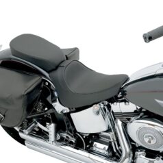 PILLION PAD SOLO REAR WIDE VINYL BLACK