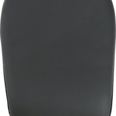 PILLION PAD WIDE REAR SMOOTH LEATHER BLACK