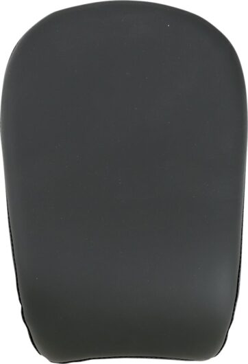 PILLION PAD WIDE REAR SMOOTH LEATHER BLACK