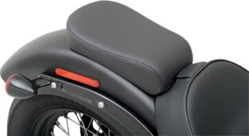 PILLION PAD WIDE REAR SMOOTH LEATHER BLACK - Bild 2