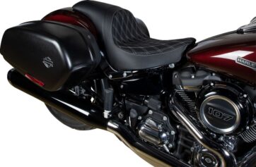 Predator Seat - Double Diamond w/ Silver Sitching - Vinyl - FL - Bild 2