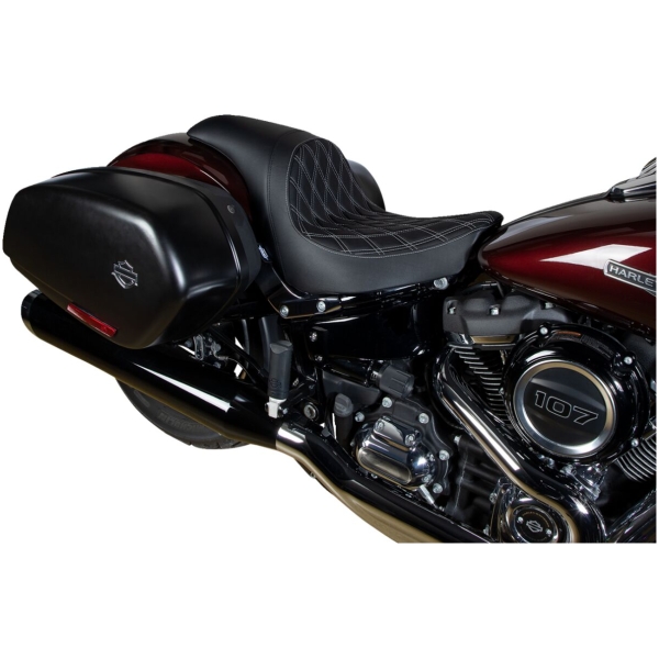 Predator Seat - Double Diamond w/ Silver Sitching - Vinyl - FL - Bild 2
