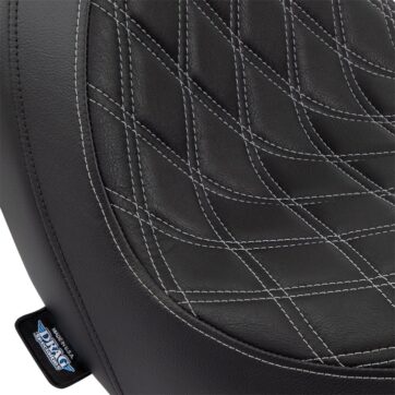 Predator Seat - Double Diamond w/ Silver Sitching - Vinyl - FL - Bild 4
