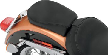 PILLION PAD DRAG SPECIALTIES SEATS WIDE REAR SOLO VINYL BLACK - Bild 2