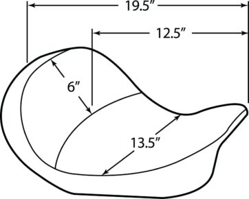 SEAT SOLO WITH BACKREST OPTION BLACK - Bild 13