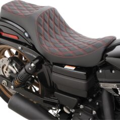 SEAT PREDATOR III DOUBLE DIAMOND BLACK/RED