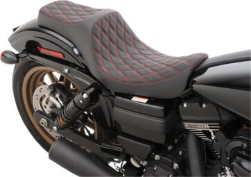 SEAT PREDATOR III DOUBLE DIAMOND BLACK/RED
