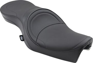 SEAT LOW-PROFILE TOURING REAR 2-UP VINYL BLACK