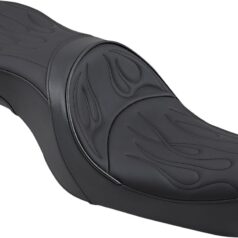 SEAT LOW-PROFILE TOURING REAR 2-UP VINYL BLACK