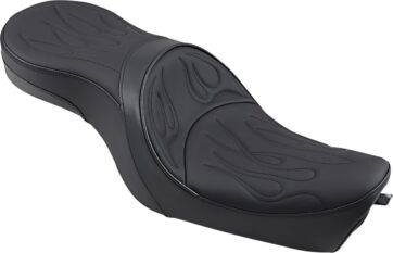 SEAT LOW-PROFILE TOURING REAR 2-UP VINYL BLACK