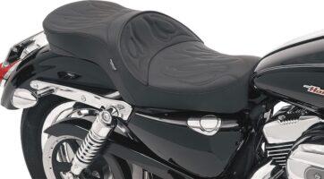 SEAT LOW-PROFILE TOURING REAR 2-UP VINYL BLACK - Bild 3