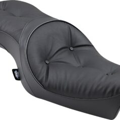 SEAT LOW-PROFILE TOURING REAR 2-UP VINYL BLACK