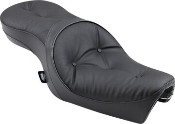 SEAT LOW-PROFILE TOURING REAR 2-UP VINYL BLACK
