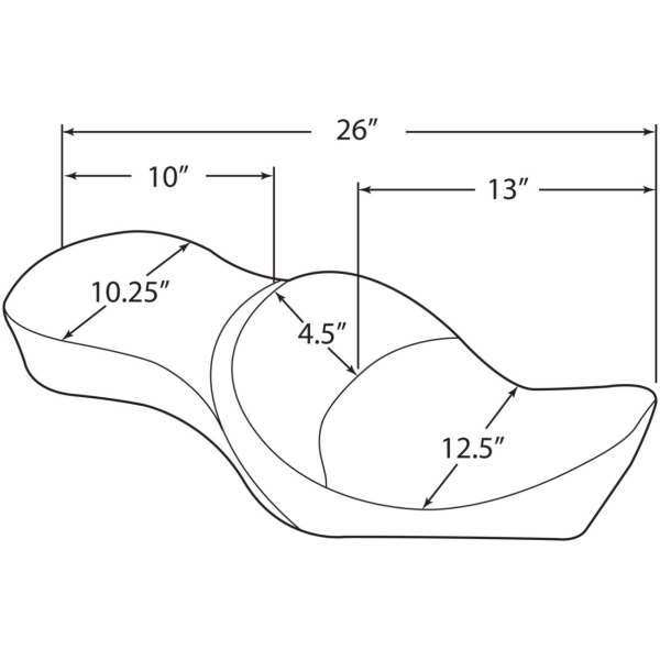 SEAT LOW-PROFILE DOUBLE BUCKET BLACK - Bild 2