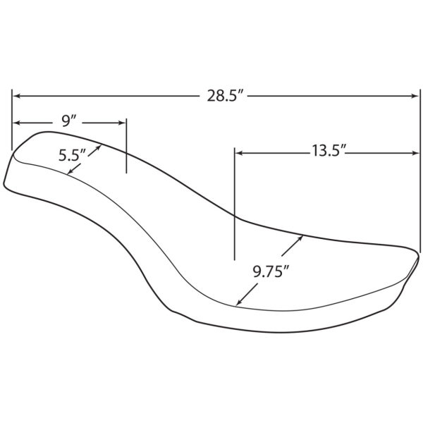 SEAT SPOON STYLE REAR SPOON-STYLE VINYL BLACK - Bild 6