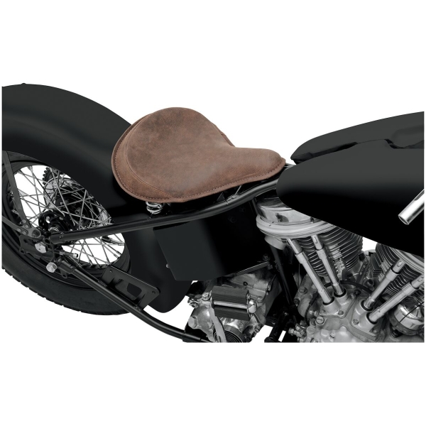 SEAT SPRING SOLO LARGE FRONT SOLO LEATHER DISTRESSED BROWN - Bild 2