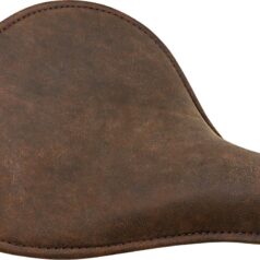 SEAT SPRING SOLO LARGE LOW-PROFILE FRONT SOLO LEATHER DISTRESSED BROWN