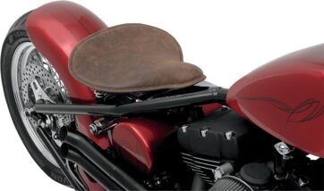 SEAT SPRING SOLO LARGE LOW-PROFILE FRONT SOLO LEATHER DISTRESSED BROWN - Bild 2
