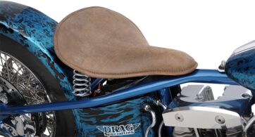 SEAT SPRING SOLO LARGE LOW-PROFILE FRONT SOLO LEATHER DISTRESSED BROWN - Bild 3