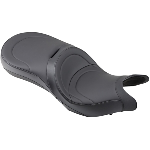 SEAT LOW-PROFILE TOURING MILD STITCHED SOLAR-REFLECTIVE LEATHER BLACK