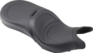 SEAT LOW-PROFILE TOURING MILD STITCHED SOLAR-REFLECTIVE LEATHER BLACK
