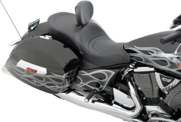 SEAT LOW-PROFILE TOURING MILD STITCHED SOLAR-REFLECTIVE LEATHER BLACK - Bild 4