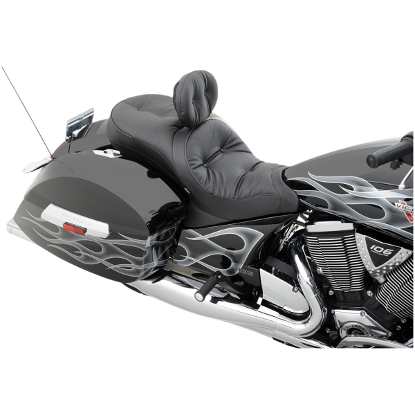SEAT LOW-PROFILE TOURING PILLOW VINYL BLACK - Bild 3