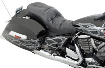 SEAT LOW-PROFILE TOURING PILLOW VINYL BLACK - Bild 4