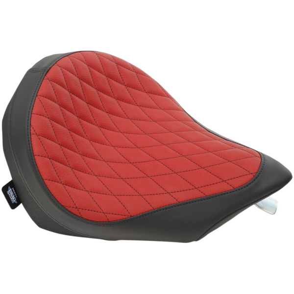 SEAT LOW-PROFILE DIAMOND STITCH SOLO RED/BLACK