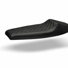 SEAT FLAT TRACK SCR4FC SYNTHETIC LEATHER ABS PLASTIC BLACK