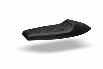 SEAT FLAT TRACK SCR4FC SYNTHETIC LEATHER ABS PLASTIC BLACK