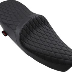 SEAT LOW TR DIAM BLK/VNYL