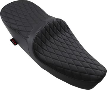SEAT LOW TR DIAM BLK/VNYL