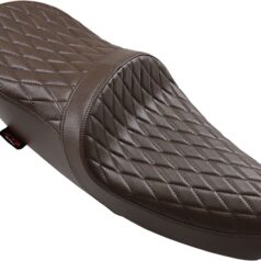 SEAT LOW TR DIAM BRN/VNYL