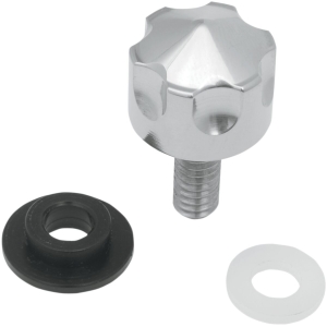 SEAT MOUNT KNOB REAR SIX-SHOOTER STAINLESS STEEL NATURAL