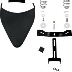 SEAT SPRING AND MOUNT KIT FRONT BOLT-ON STEEL BLACK