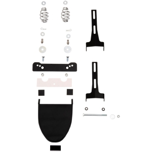 SEAT SPRING AND MOUNT KIT FRONT BOLT-ON STEEL BLACK
