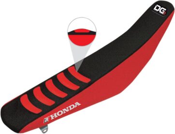 DOUBLE GRIP 3 SEAT COVER RED/BLACK - Bild 4