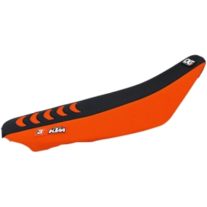 DOUBLE GRIP 3 SEAT COVER ORANGE/BLACK
