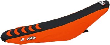 DOUBLE GRIP 3 SEAT COVER ORANGE/BLACK
