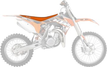 DOUBLE GRIP 3 SEAT COVER ORANGE/BLACK - Bild 2