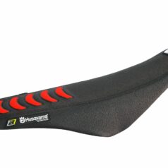 DOUBLE GRIP 3 SEAT COVER BLACK/RED