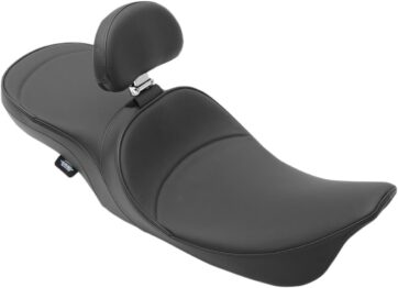 BACKREST EZ GLIDE II SMALL DRIVER PLAIN VINYL BLACK - Bild 2
