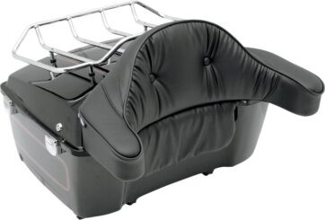PAD KING TOUR BOX REAR PILLOW BACKREST VINYL BLACK